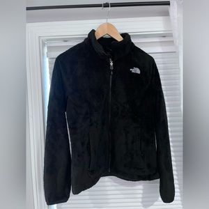 The North Face fleece zipper up sweatshirt